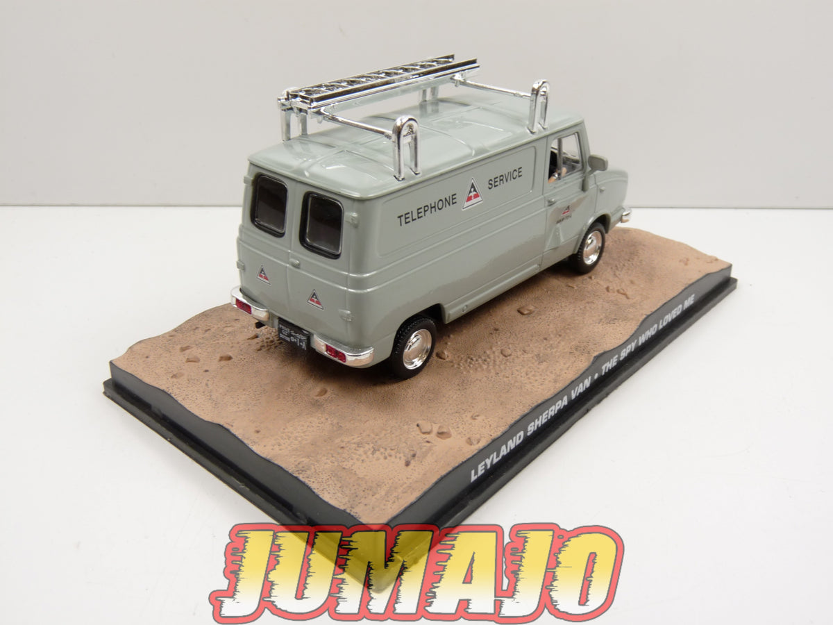 JB61 Voiture 1/43 IXO 007 JAMES BOND : Boite cassé LEYLAND sherpa van The spy who loved me