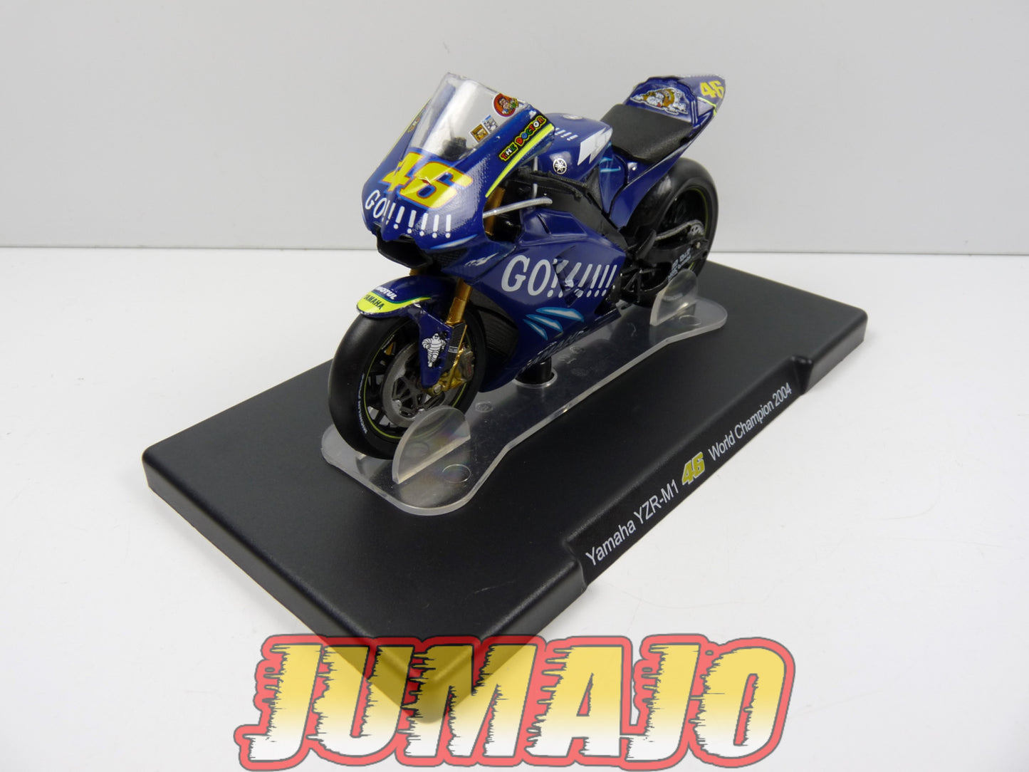 MR12 Moto Valentino Rossi LEO MODELS 1/18 : Yamaha YZR M1 #46 World Champion 2004