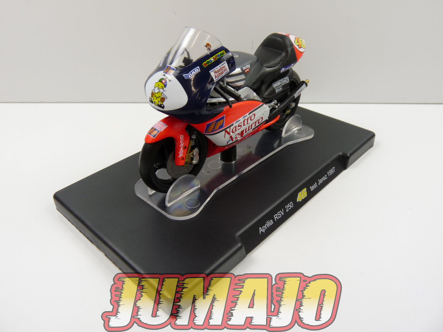 MR36 Moto Valentino Rossi LEO MODELS 1/18 : Aprilia RSV 250 #46 Test Jerez 1997