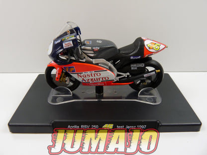 MR36 Moto Valentino Rossi LEO MODELS 1/18 : Aprilia RSV 250 #46 Test Jerez 1997