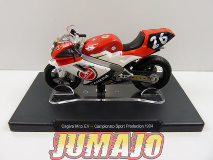 MR144 Moto Valentino Rossi LEO MODELS 1/18 : Cagiva Mito EV YZR M1 #26 Campionato sport production 1994