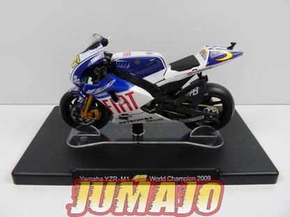 MR6 Moto Valentino Rossi LEO MODELS 1/18 : Yamaha YZR M1 #46 World Champion 2009