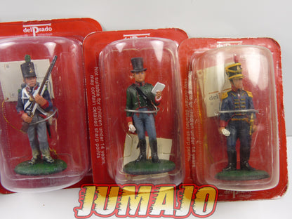 NAP28 Lot de 4 SOLDATS DEL PRADO Napoléon : Carabinier, Officier, Capitaine et grenadier