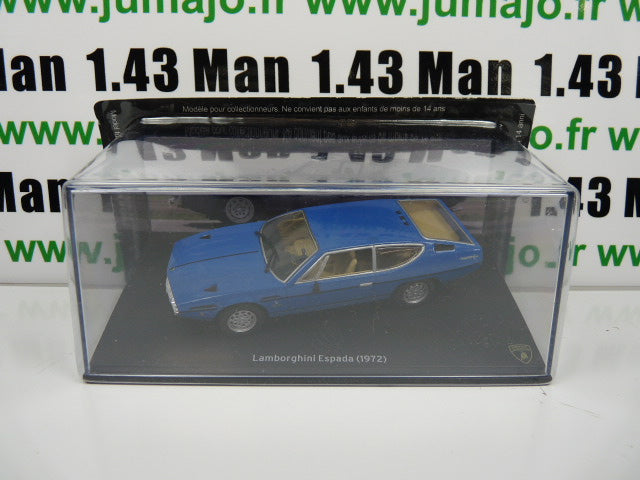 LB25 voiture 1/43 IXO LAMBORGHINI : Espada 1972 Bleu