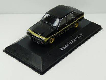 ARG43+SER17 Voiture 1/43 SALVAT : Renault 12 Alpine 1978 et TL Taxi 1994
