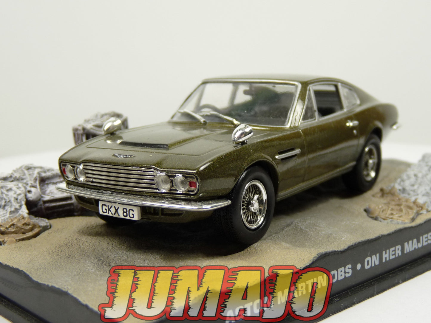 JB135 voiture 1/43 IXO 007 JAMES BOND Aston Martin DBS on her Majesty's secret service SANS PERSONNAGE