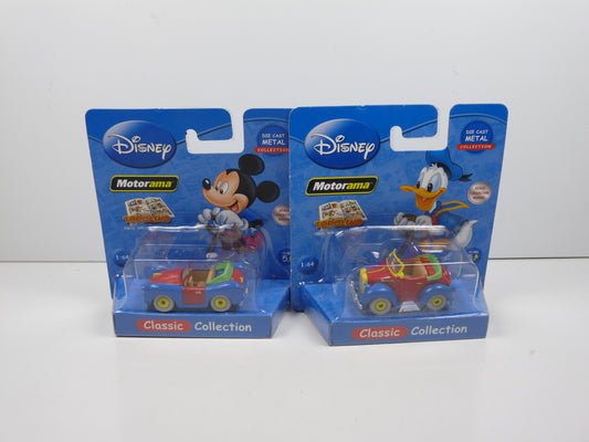 TRI72 : 2 x 3 inches Motorama Disney Classic Collection Mickey et Donald