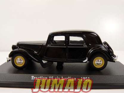 TRA41 voiture 1/43 atlas traction NOREV : Traction 15 six berline 1951