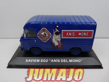 PES7 1/43 IXO Altaya Véhicules d'époque ITALIE SAVIEM SG2 Anis des mono