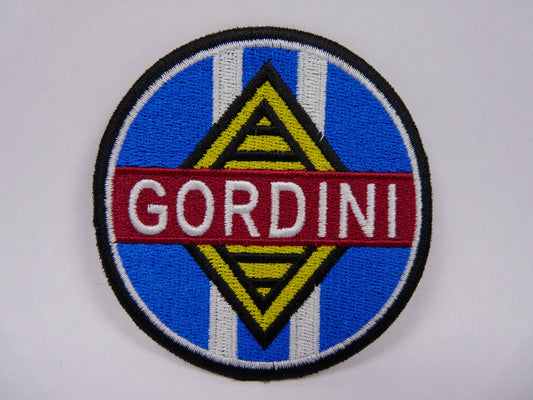 PTC63 Patch brodé thermocollé : logo Gordini Diamètre environ 7.8 cm
