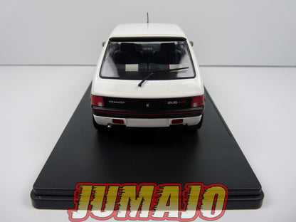 PTVQ27 Voiture 1/24 SALVAT Models : Peugeot 205 GTI blanche 1985