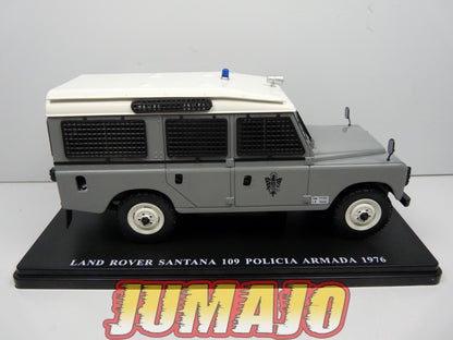 PVQ4 Voiture 1/24 SALVAT test espagne : Land Rover Santana 109 Policia Armada 1976 Police