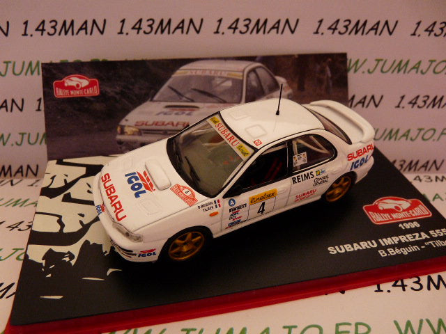 RMC66 1/43 IXO Altaya Rallye Monte Carlo : SUBARU Impreza 555 Béguin 1996 #4