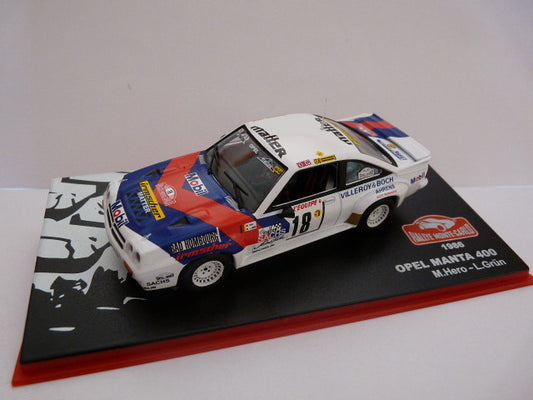 RMC26 1/43 IXO Altaya Rallye Monte Carlo : OPEL Manta 400 Hero 1986 #18