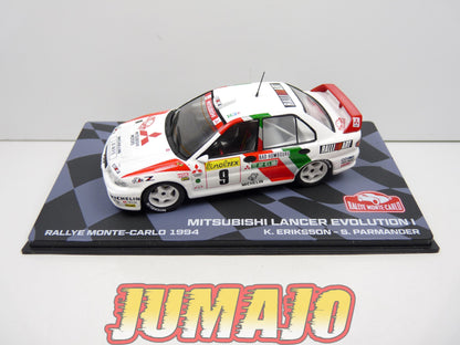 RMIT46 1/43 IXO Rallye Monte Carlo : MITSUBISHI Lancer Evolution I 1994 Eriksson