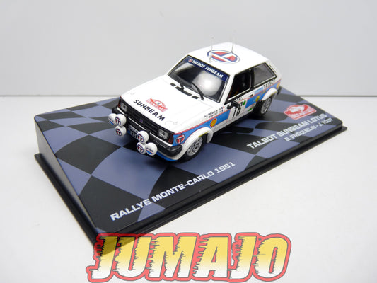 RMIT84 1/43 IXO Rallye Monte Carlo : TALBOT Sunbeam Lotus 1981 #16 G.Fréquelin