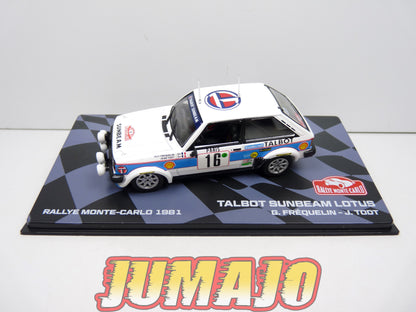 RMIT84 1/43 IXO Rallye Monte Carlo : TALBOT Sunbeam Lotus 1981 #16 G.Fréquelin