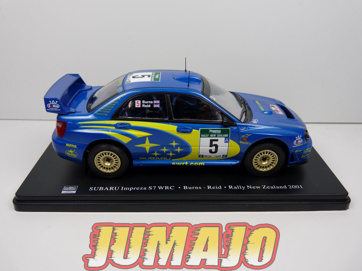 RVQ28 Voiture Rallye 1/24 SALVAT Models : Subaru Impreza S7 WRC Burns 2001 #5