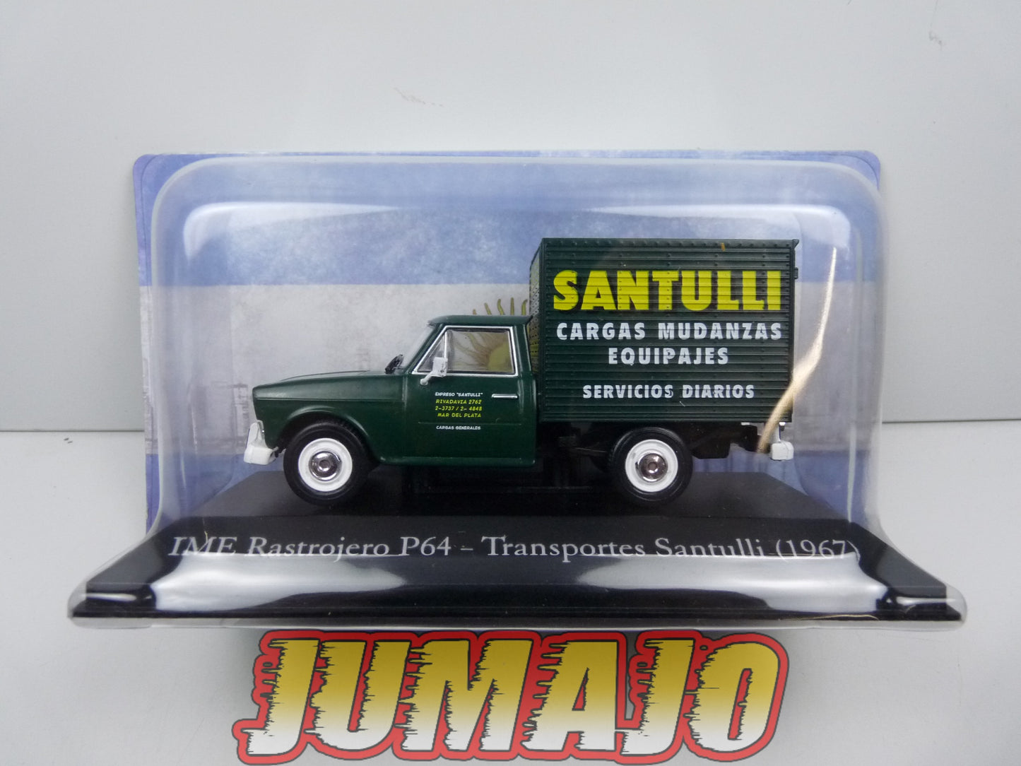SER27 Voiture 1/43 SALVAT Vehiculos Servicios : IME Rastrojero P64 - Transportes Santulli (1967)