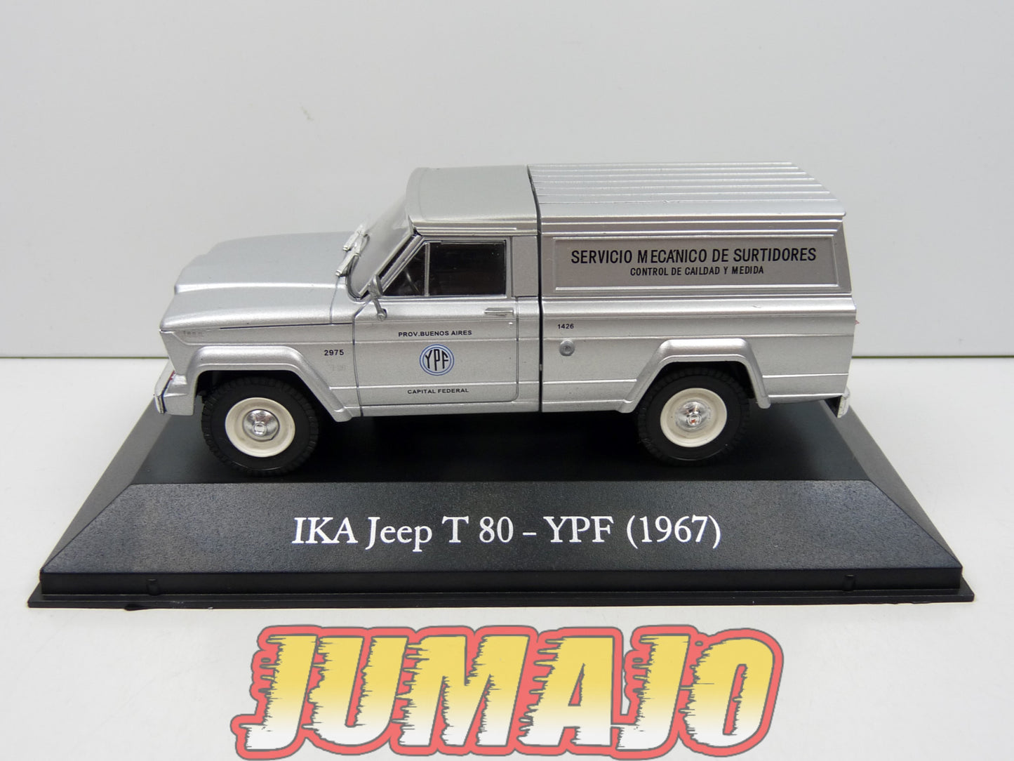 SER28 Voiture 1/43 SALVAT Vehiculos Servicios : IKA Jeep T 80 - YPF (1967)