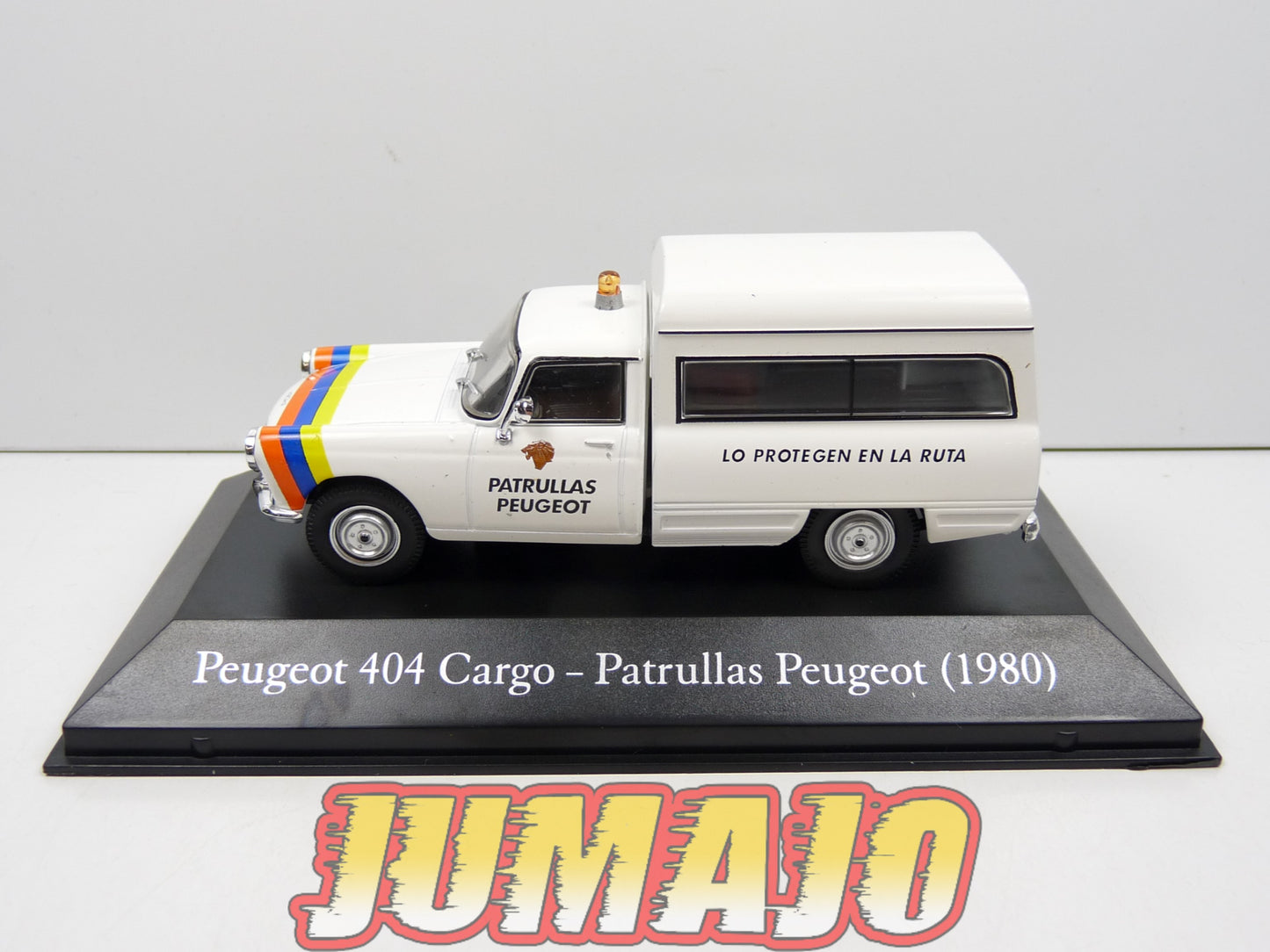 SER36 Voiture 1/43 SALVAT Vehiculos Servicios :  PEUGEOT 404 Cargo - Patrullas Peugeot (1980)