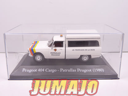 SER36 Voiture 1/43 SALVAT Vehiculos Servicios :  PEUGEOT 404 Cargo - Patrullas Peugeot (1980)