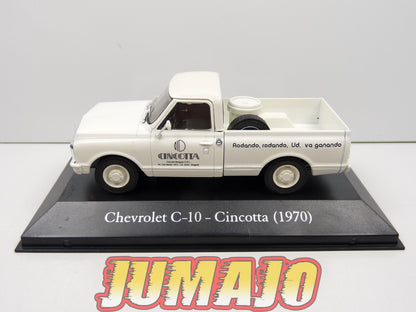 SER41 Voiture 1/43 SALVAT Vehiculos Servicios : CHEVROLET C-10 - Pneu Cincotta (1970)
