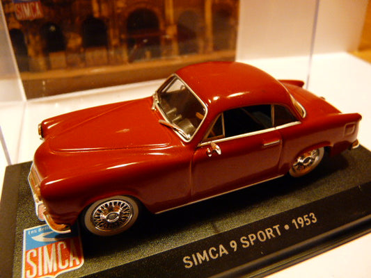 SIM56Z Voiture 1/43 IXO altaya SIMCA : Simca 9 Sport 1953