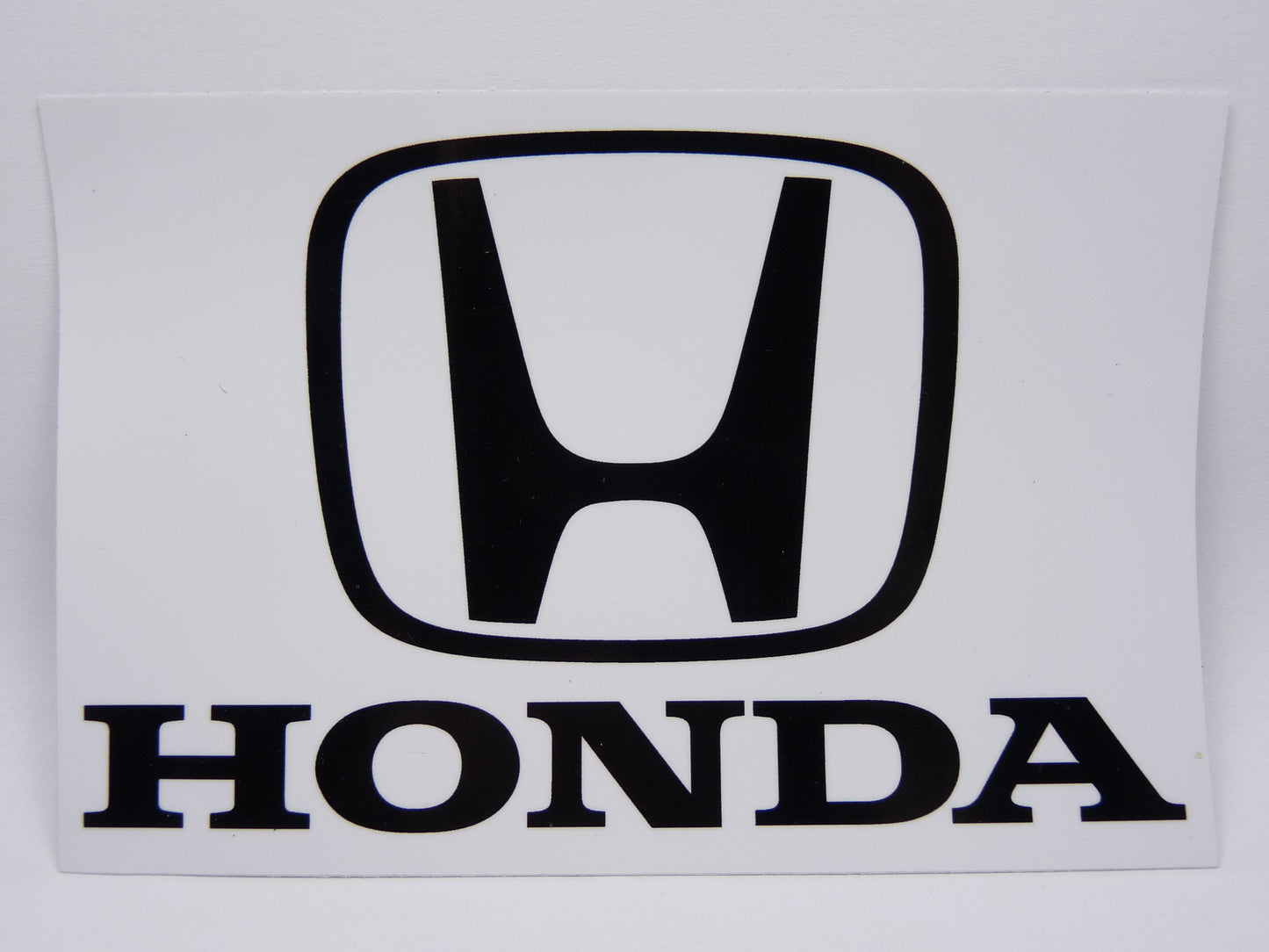 STK11 Sticker Autocollant : logo Honda Rectangle Largeur 14.2 cm hauteur 9.9 cm