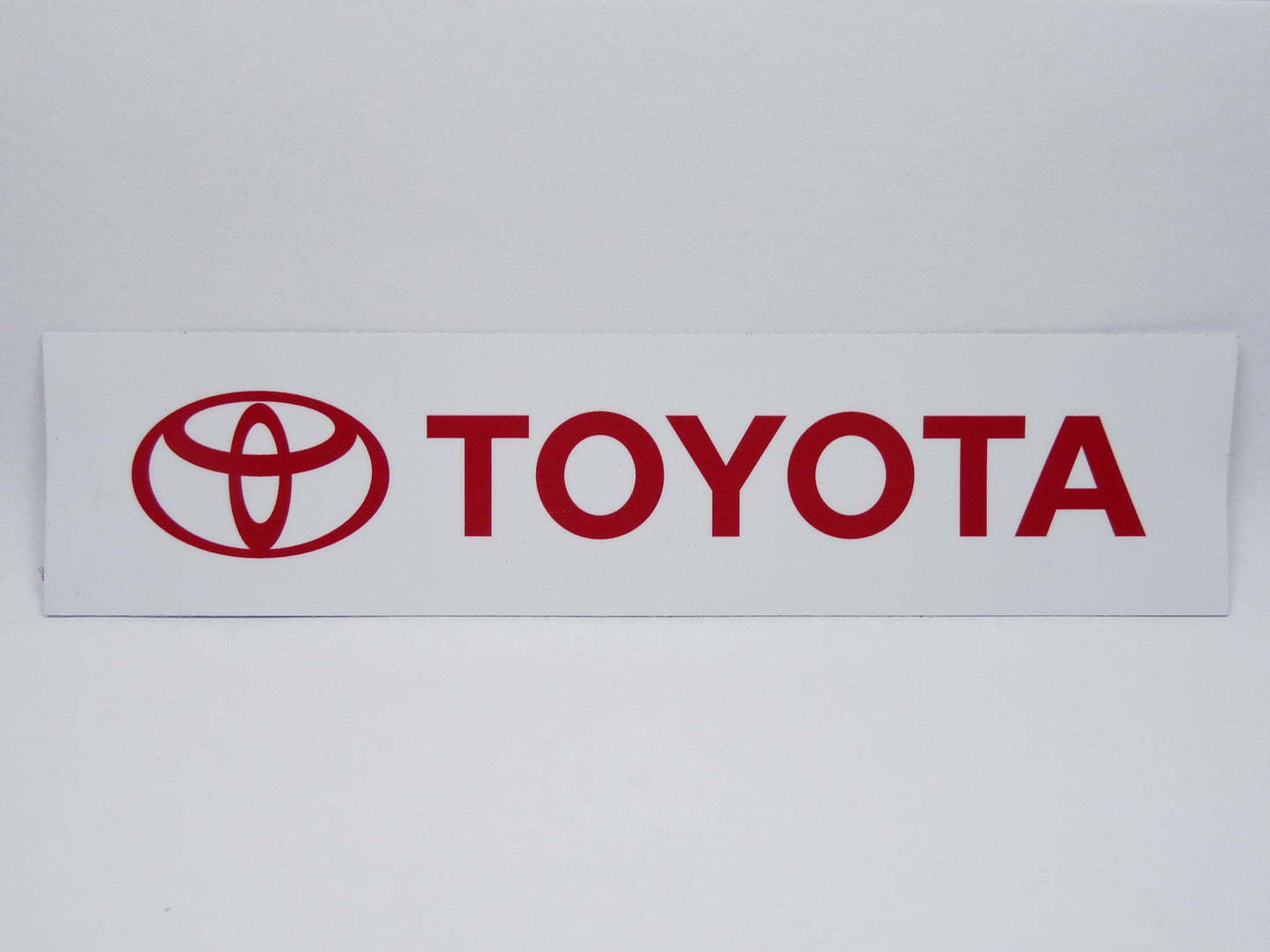 STK13 Sticker Autocollant : logo Toyota Rectangle Largeur 21 cm hauteur 5 cm