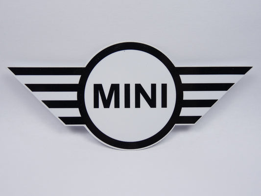 STK1 Sticker Autocollant : logo Mini largeur environ 17.2 cm hauteur environ 7.6 cm
