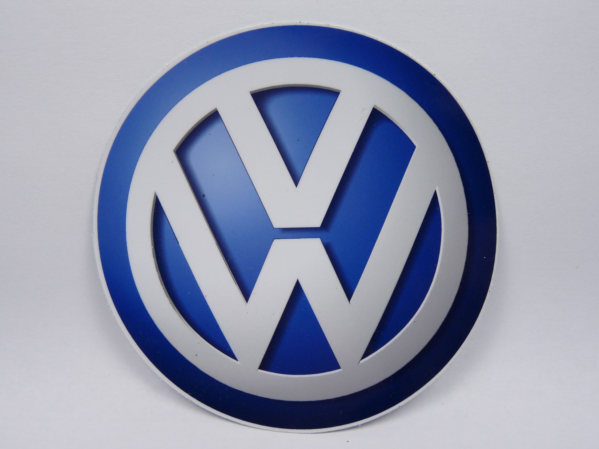 STK5 Sticker Autocollant : logo Volkswagen rond Diamètre environ 10.2 –  Jumajo