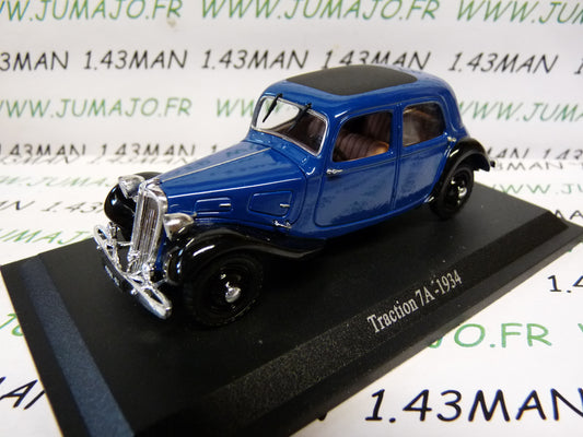 TRA32 voiture 1/43 atlas traction NOREV : traction 7A 1934