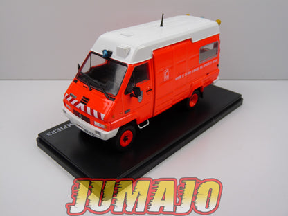 UTR16 UTILITAIRES RENAULT 1/43 B 70.35 D 4X4 Fourgon pompiers