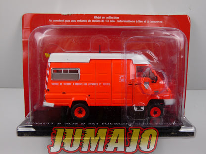 UTR16 UTILITAIRES RENAULT 1/43 B 70.35 D 4X4 Fourgon pompiers