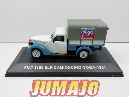 VCE18 1/43 IXO Commerciale Epoque : FIAT 1100 ELR Camioncino - Yoga 1951
