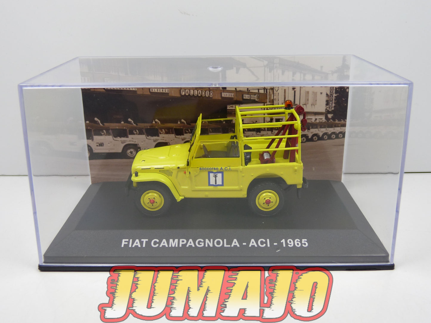 VCE19 1/43 IXO Commerciale Epoque : FIAT Campagnola - ACI Dépanneuse 1965
