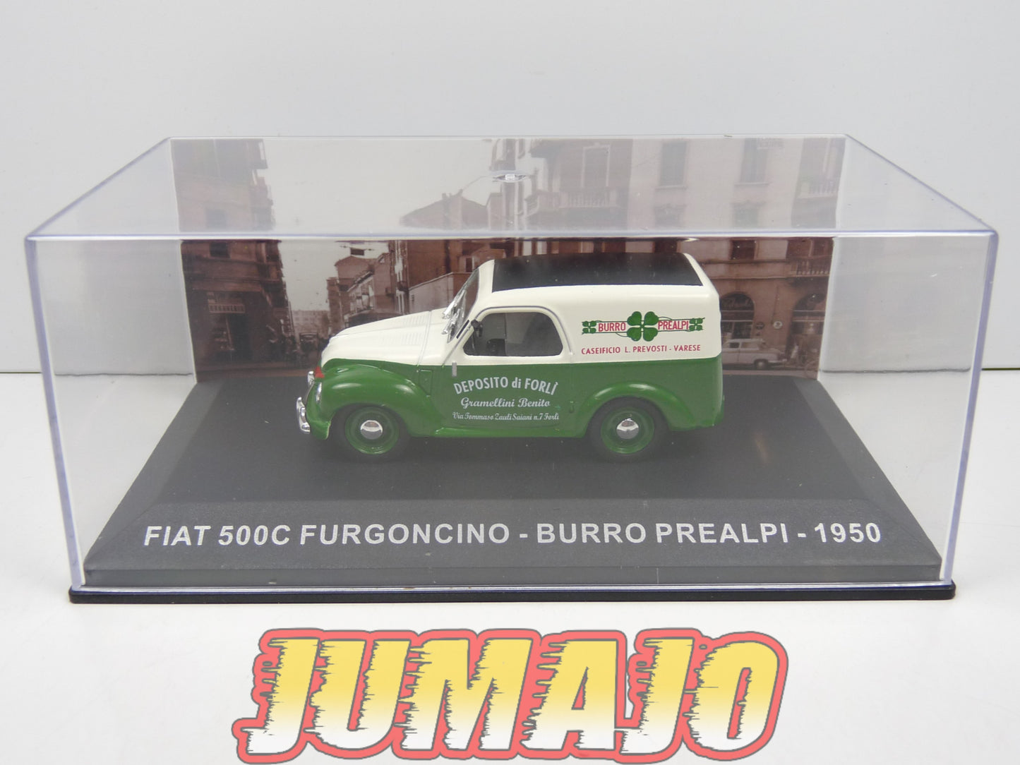VCE34 1/43 IXO Commerciale Epoque : FIAT 500 C Furgoncino - Burro Prealpi 1950
