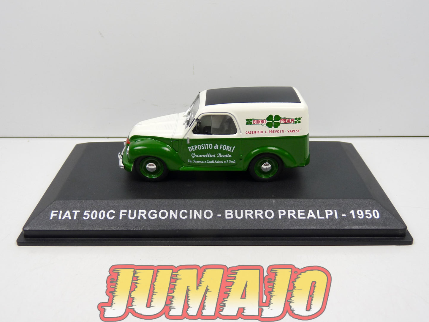 VCE34 1/43 IXO Commerciale Epoque : FIAT 500 C Furgoncino - Burro Prealpi 1950