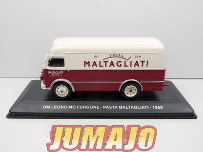 VCE41 1/43 IXO Commerciale Epoque : OM Leoncino Furgone - Pasta Maltagliati - 1950