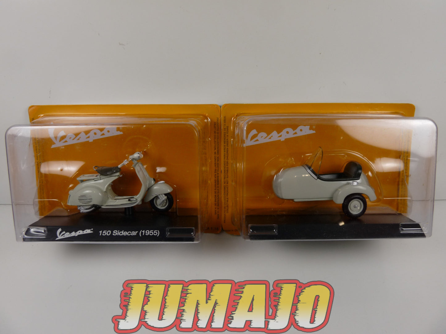 VES118+119 MOTO VESPA ITALIE Fassi Toys 1/18 : 150 Sidecar 1955