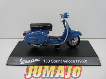 VES25 MOTO VESPA ITALIE Fassi Toys 1/18 : VESPA 150S Sprint Veloce 1969