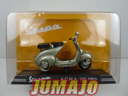 VES62 MOTO VESPA ITALIE Fassi Toys 1/18 : VESPA A.C.M.A 125 1953