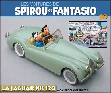 SPI10 Voiture 1/43 Collection SPIROU : Jaguar XK120 *Occasion*