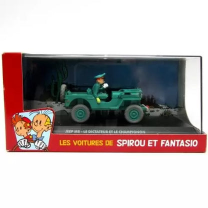 FIL22 Voiture 1/43 Collection SPIROU : Jeep MB