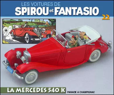 SPI22 Voiture 1/43 Collection SPIROU : Mercedes 540 K *Occasion*