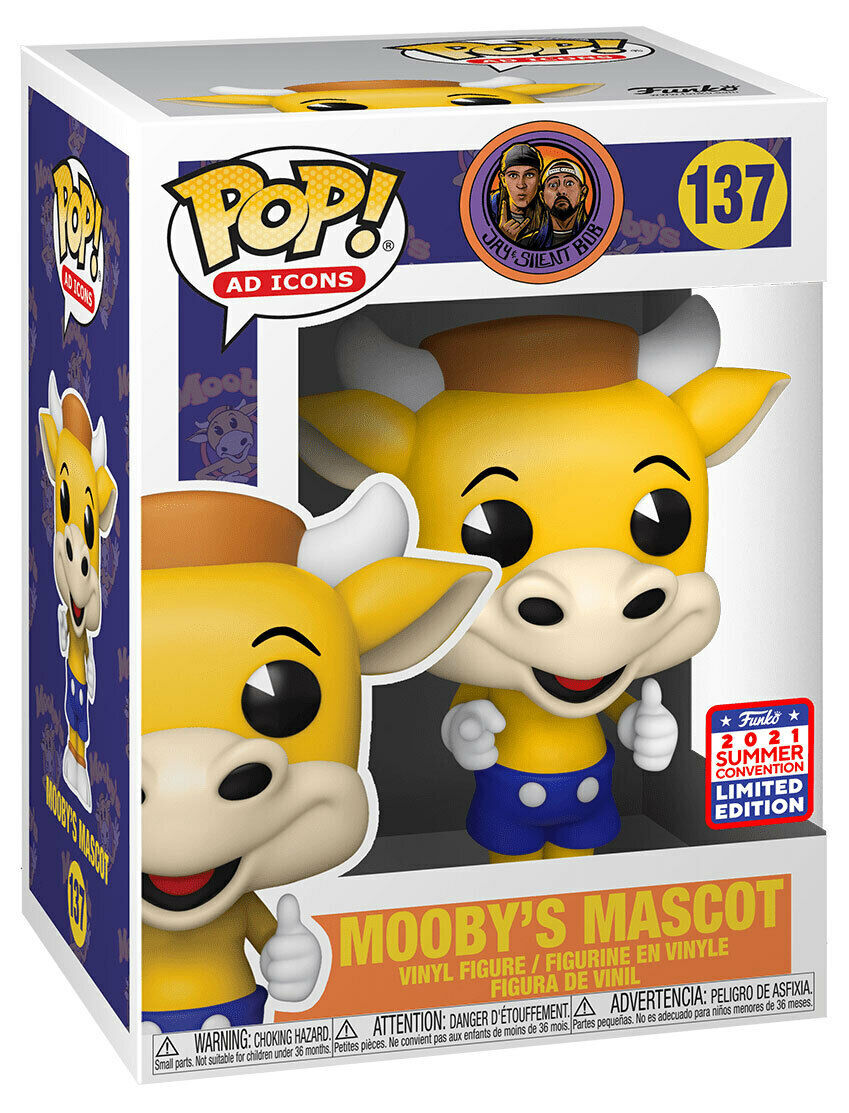 Figurine Vinyl FUNKO POP Jay & Silent Bob : Mooby's Mascot #137 2021 Summer Convention