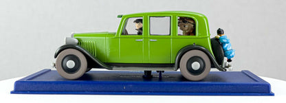 TIN9 Atlas 1/43 TINTIN en Voiture : La Limousine du Lotus Bleu 1946 *Occasion