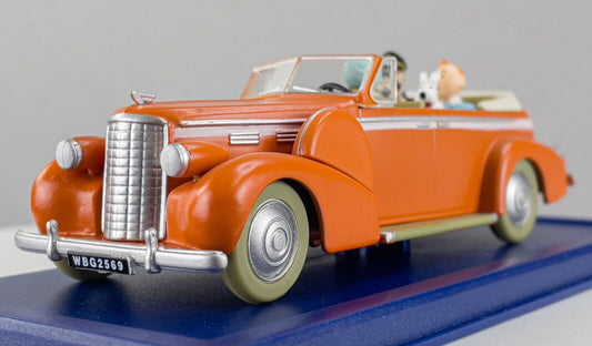 TIN15 Atlas 1/43 TINTIN en Voiture : Cadillac Fleetwood 1938 Taxi *Occasion