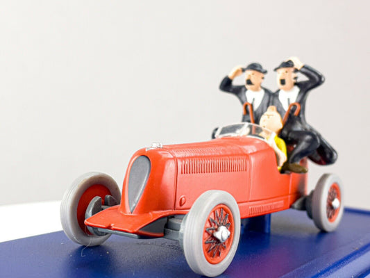 TIN2 Atlas 1/43 TINTIN en Voiture : Le Bolide rouge Années 30 *Occasion